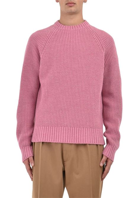 English rib wool blend crewneck sweater MANUEL RITZ | sweaters | 3332M510 22382213